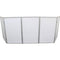 ProX XF-5X3048S 5-Panel Pro DJ Facade with Silver Trim