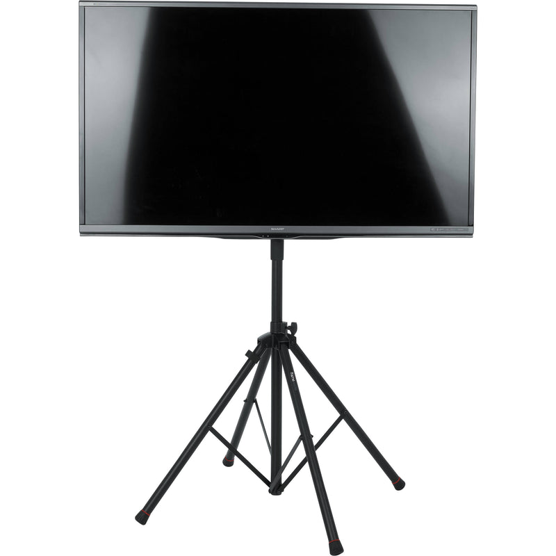 Gator Cases Deluxe Quadpod A/V Stand for Displays up to 65" (Black)