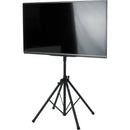 Gator Cases Deluxe Quadpod A/V Stand for Displays up to 65" (Black)