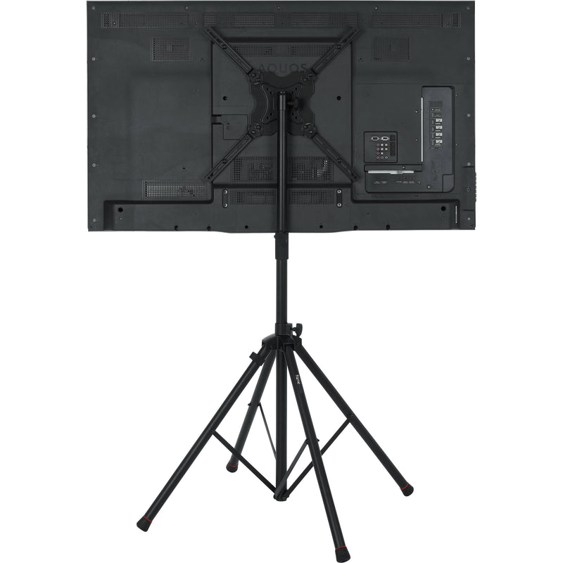 Gator Cases Deluxe Quadpod A/V Stand for Displays up to 65" (Black)