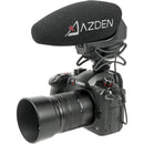 Azden SMX-30 Camera-Mount Shotgun Microphone Boompole Kit