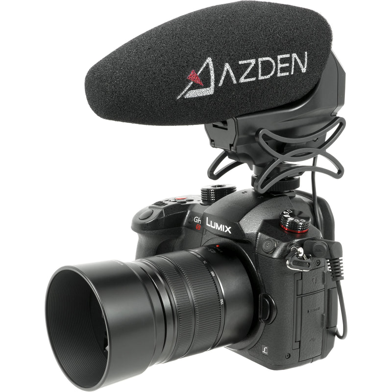 Azden SMX-30 Camera-Mount Shotgun Microphone Boompole Kit