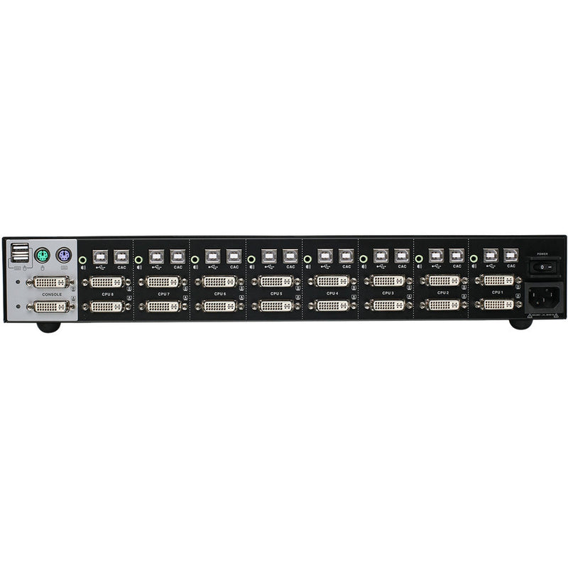 IOGEAR 8-Port Dual View Dual-Link DVI Secure KVM Switch (TAA)