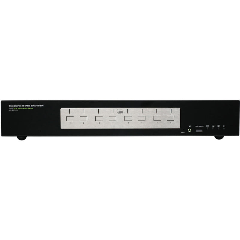 IOGEAR 8-Port Dual View Dual-Link DVI Secure KVM Switch (TAA)