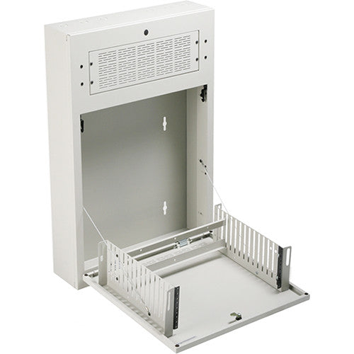 Atlas Sound AWR2W-HR 2 RU Wallmount Tilt-Out Half-Width Rack Cabinet