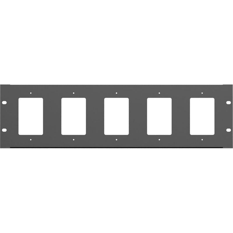 Atlas Sound Full-Width Rackmount Plate (Holds 5 Single-Gang Wall Plates)