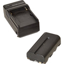 Bescor XT160 Bi-Color LED On-Camera Light with Battery, Charger & AC Adapter