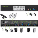 IOGEAR 4-Port 4K DisplayPort KVMP Switch with Dual Video Out & RS-232