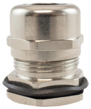Alpha Wire MES16 NC080 Cable Gland M16 x 1.5 5 mm 10 Brass Metallic - Nickel Finish