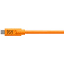 Tether Tools TetherPro USB Type-C Male to 8-Pin Mini-USB 2.0 Type-B Male Cable (15', Orange)