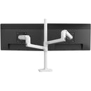 Ergotron LX Dual Desk Mount Stacking Arm for Displays up to 40" (White)