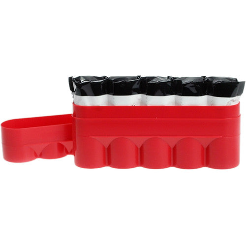 Japan Camera Hunter 120 Film Hard Case (Red, Holds 5 Rolls)