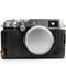 MegaGear Ever Ready Leather Half Case and Strap for Fujifilm X100F (Black)