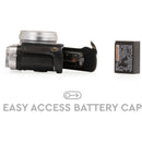 MegaGear Ever Ready Leather Half Case and Strap for Fujifilm X100F (Black)