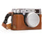 MegaGear Ever Ready Leather Half Case and Strap for Fujifilm X100F (Brown)