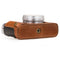 MegaGear Ever Ready Leather Half Case and Strap for Fujifilm X100F (Brown)