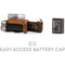 MegaGear Ever Ready Leather Half Case and Strap for Fujifilm X100F (Brown)