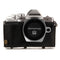 MegaGear Ever Ready Leather Camera Case for Olympus OM-D E-M10 Mark III with 14-42mm Lens (Black)