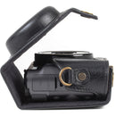 MegaGear Ever Ready Leather Camera Case for Canon PowerShot SX730 HS (Black)