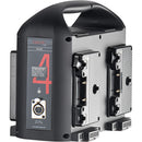 Bebob Factory GmbH 4-Channel Simultaneous Charger (Gold Mount, Red & Black)