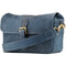 MegaGear Leather Camera Messenger Bag (Blue)