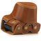 MegaGear Ever Ready Leather Camera Case for Olympus OM-D E-M10 Mark III with 14-42mm Lens (Light Brown)