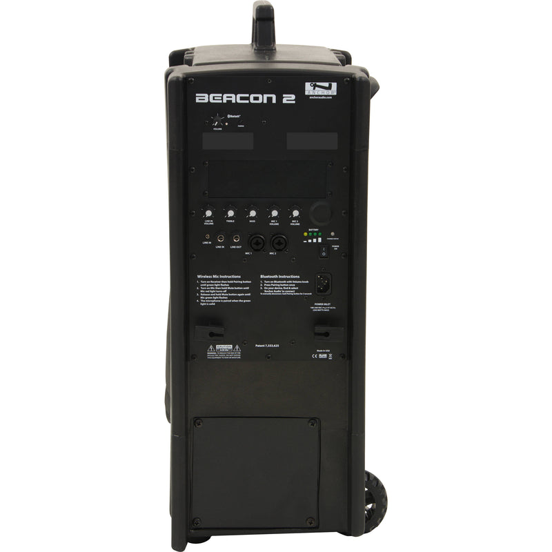 Anchor Audio BEA2 Beacon 2 Portable Line Array Tower with Bluetooth