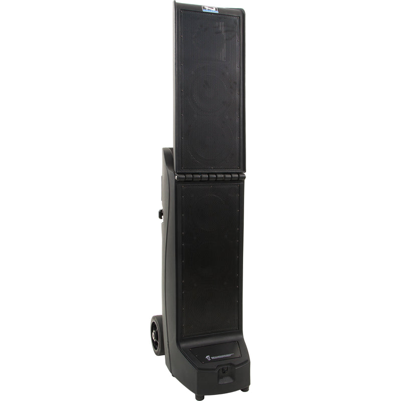 Anchor Audio BIG2-RU2 Bigfoot 2 Portable Line Array with Bluetooth, AIR Receiver & Dual Mic Receiver