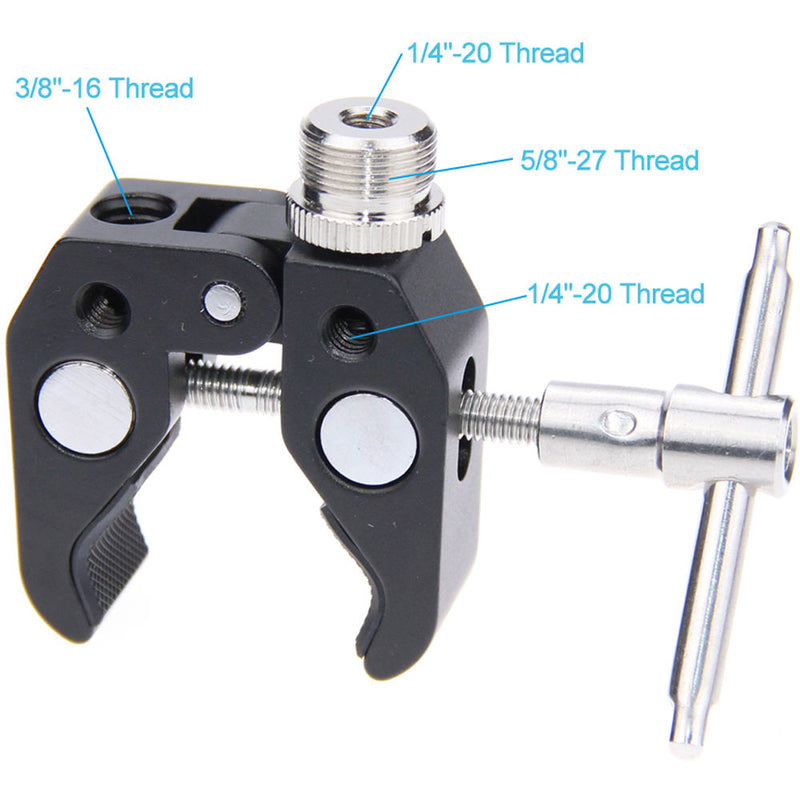 CAMVATE Super Clamp for Microphone with 5/8"-27 Thread