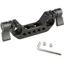 CAMVATE 15mm Rod Clamp for DSLR Cage Baseplate (Black Knob)