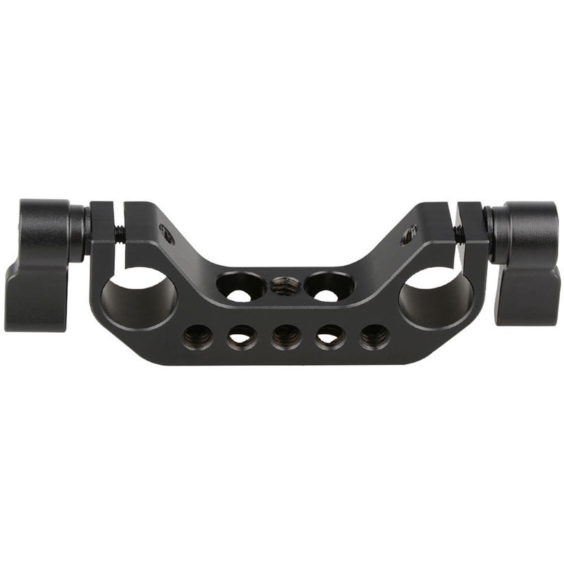 CAMVATE 15mm Rod Clamp for DSLR Cage Baseplate (Black Knob)