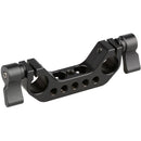 CAMVATE 15mm Rod Clamp for DSLR Cage Baseplate (Black Knob)