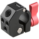 CAMVATE 15mm Quick Release Rod Clamp (Red Ratchet Knob)