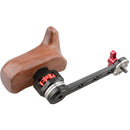 CAMVATE Wooden Handgrip with Rosette Extension Arm (Left Hand)
