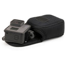 MegaGear Ultra-Light Neoprene Camera Case for Gopro Hero 6, Hero 5 and Sony RX0 1.0 with Carabiner (Black)
