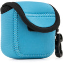 MegaGear Ultra-Light Neoprene Camera Case for Gopro Hero 6, Hero 5 and Sony RX0 1.0 with Carabiner (Black)