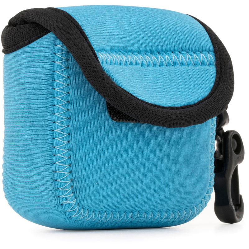 MegaGear Ultra-Light Neoprene Camera Case for Gopro Hero 6, Hero 5 and Sony RX0 1.0 with Carabiner (Black)