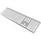 Macally Ultra Slim USB Wired Keyboard (Aluminum)