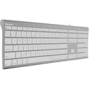 Macally Ultra Slim USB Wired Keyboard (Aluminum)
