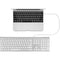 Macally Ultra Slim USB Wired Keyboard (Aluminum)