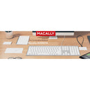 Macally Ultra Slim USB Wired Keyboard (Aluminum)