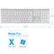 Macally Ultra Slim USB Wired Keyboard (Aluminum)