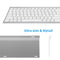 Macally Ultra Slim USB Wired Keyboard (Aluminum)