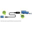 IOGEAR USB Type-C Male to HDMI Male 4K Adapter Cable (6.6')