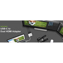 IOGEAR USB Type-C to Dual HDMI Adapter