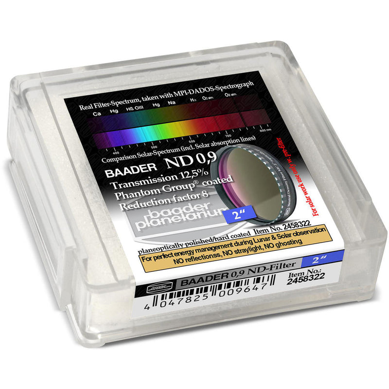 ALPINE ASTRONOMICAL Neutral Density 0.9 Filter (2")
