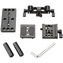 CAMVATE ARCA Style Quick Release Baseplate Pack (Height Adjustable)