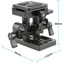 CAMVATE ARCA Style Quick Release Baseplate Pack (Height Adjustable)
