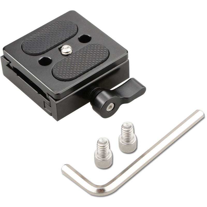 CAMVATE Arca-Style Quick Release Plate with QR Clamp (50mm)