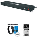 Middle Atlantic Essex Rackmount 9-Outlet Power Distribution Kit with Cable Straps & Rack Screws
